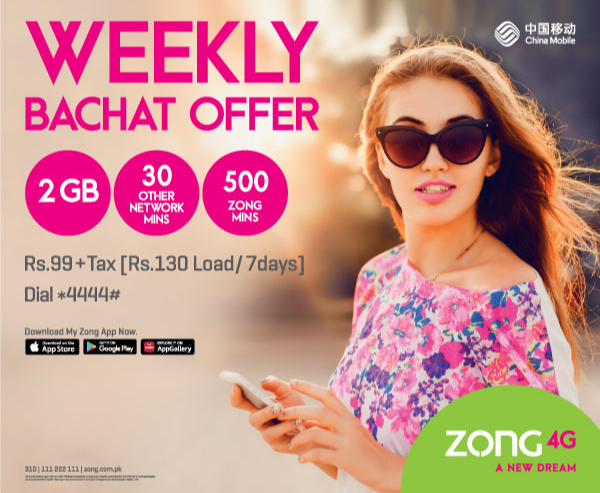 zong weekly SMS Packages