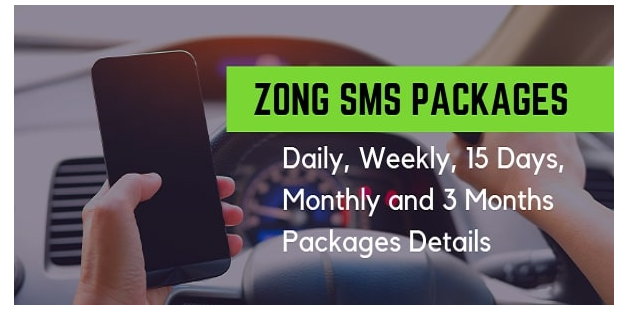 Zong SMS Packages