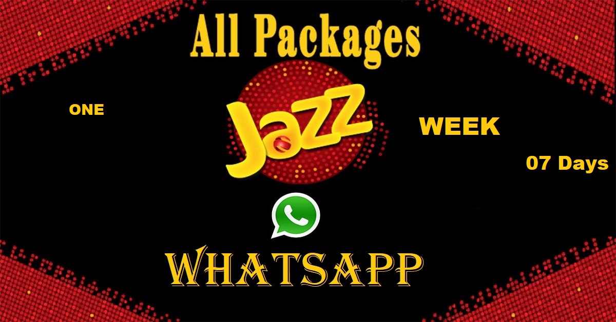 Jazz WhatsApp Package Weekly In 50 Rupees Code 2023