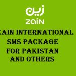 Zain International SMS Package For Pakistan