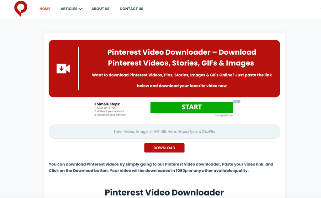 A Guide to Downloading Videos Using Pinterestvideodownloader.io