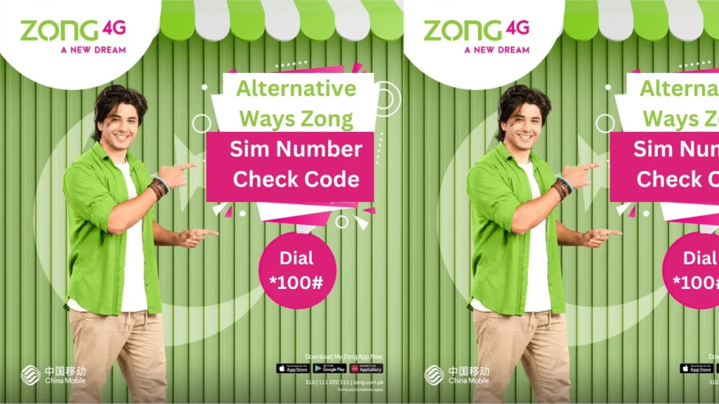 Alternative Ways Zong Sim Number Check Code