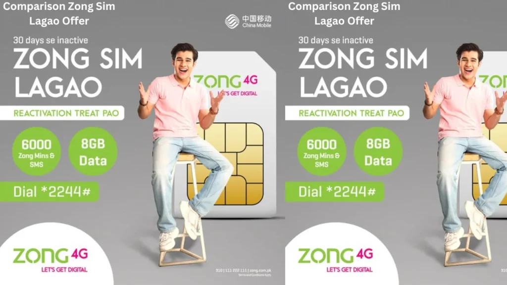 Comparison Zong Sim Lagao Offer