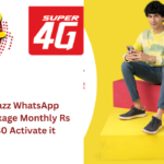 Jazz WhatsApp Package Monthly Rs 80 Activate it