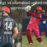 karachi kings vs islamabad united match scorecard