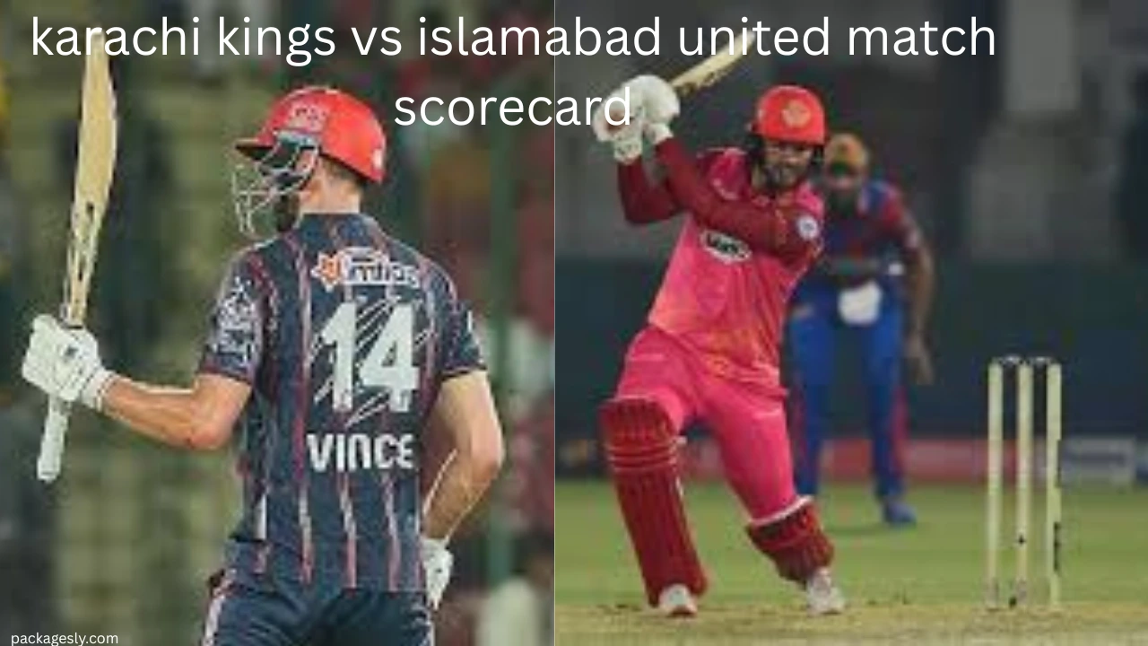 Karachi kings vs islamabad united match scorecard - Packagesly.com