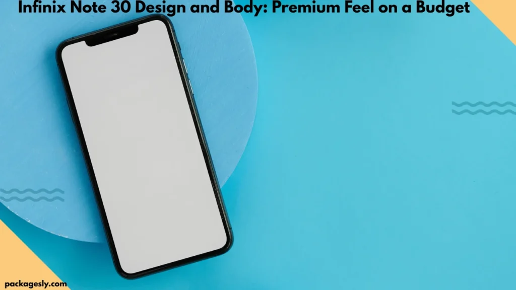 Infinix Note 30 Design and Body: Premium Feel on a Budget