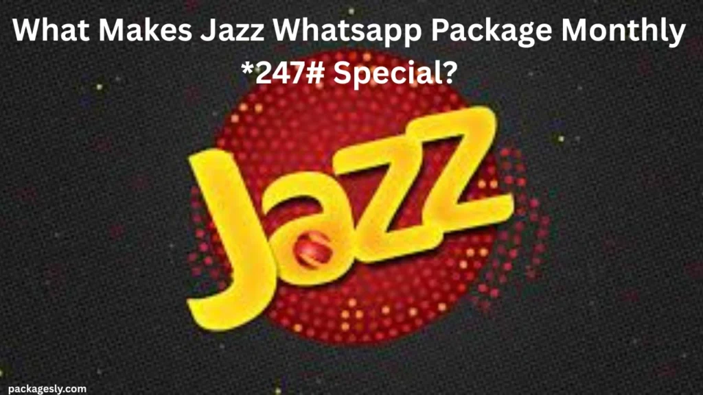 What Makes Jazz Whatsapp Package Monthly 247 Special