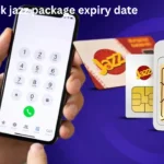how to check jazz package expiry date