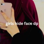 girls hide face dp