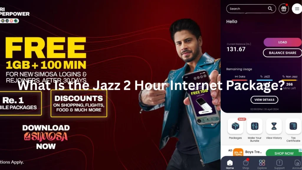 What Is the Jazz 2 Hour Internet Package?