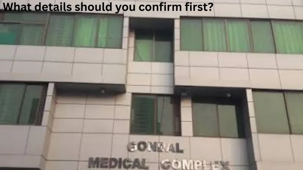 What details should you confirm first?