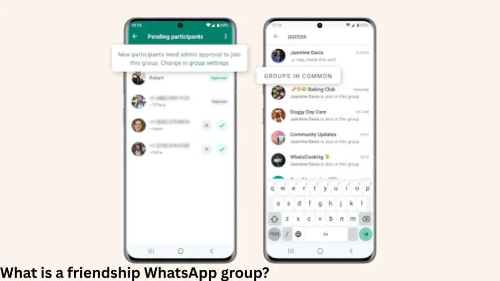 What is a friendship WhatsApp group?